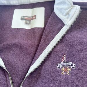 SOLD The Foundry, Men’s Peter Millar Crown Sport, Plum Fleece Vest